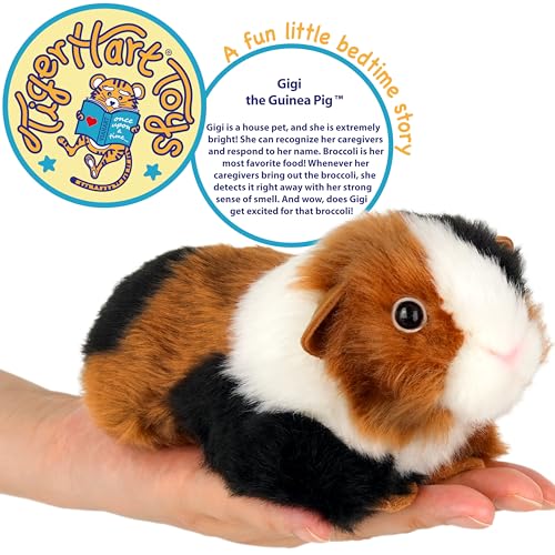 TigerHart Gigi the Guinea Pig – 6 Inch Soft Plush Toy with Story