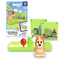 Tile Town Bluey & Bingo Keepy Uppy Magnetic Tile Set – 4-Piece STEM Building Toy with Action Tile