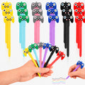 Tinlade 24 Pack Video Game Controller Pens - Gamer Party Favors with Gamepad Caps for Birthday, Classroom