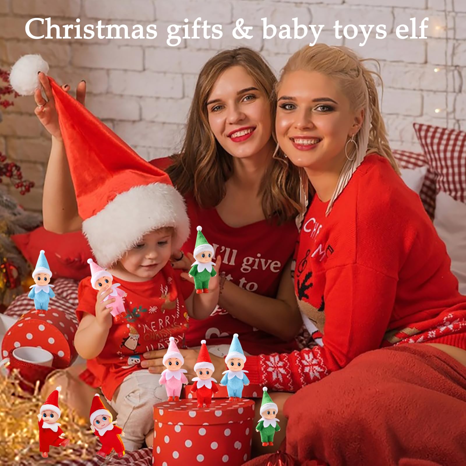 Tiny Elf Baby Doll – Miniature Christmas Elf with Removable Outfits for Gifts and Decor