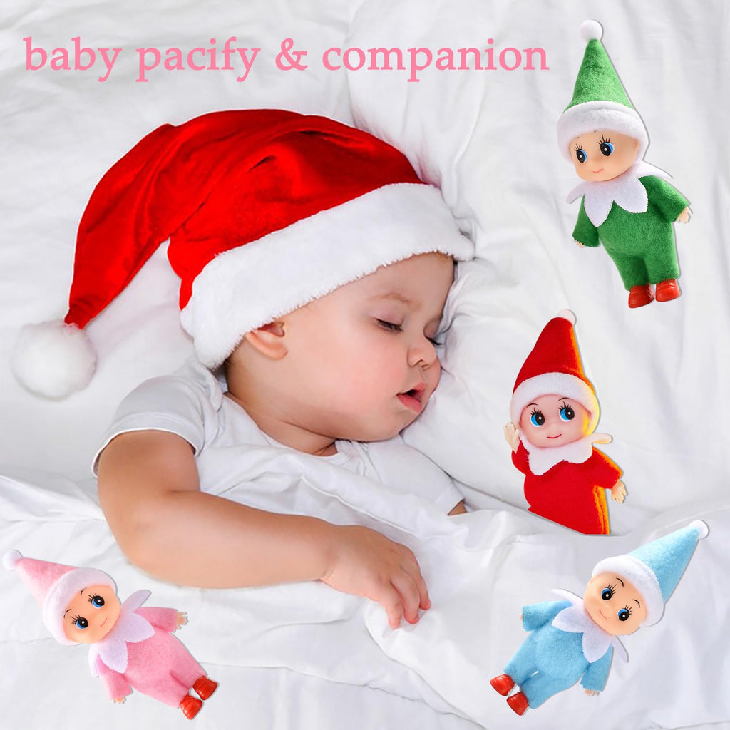 Tiny Elf Baby Doll – Miniature Christmas Elf with Removable Outfits for Gifts and Decor