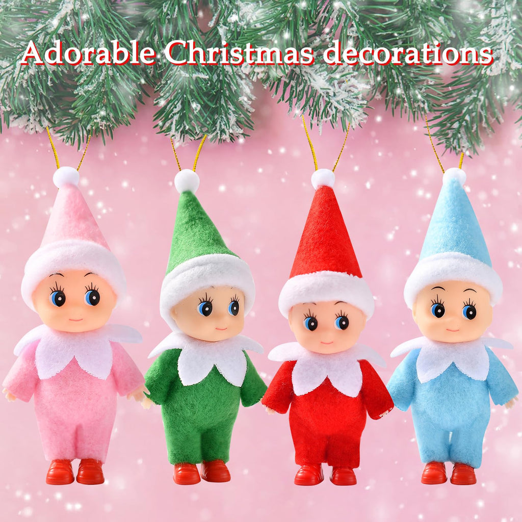 Tiny Elf Baby Doll – Miniature Christmas Elf with Removable Outfits for Gifts and Decor