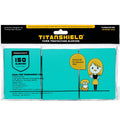TitanShield 150 Japanese Size Card Sleeves - Turquoise, 140 Micron, Archival Grade for Yu-Gi-Oh & Vanguard
