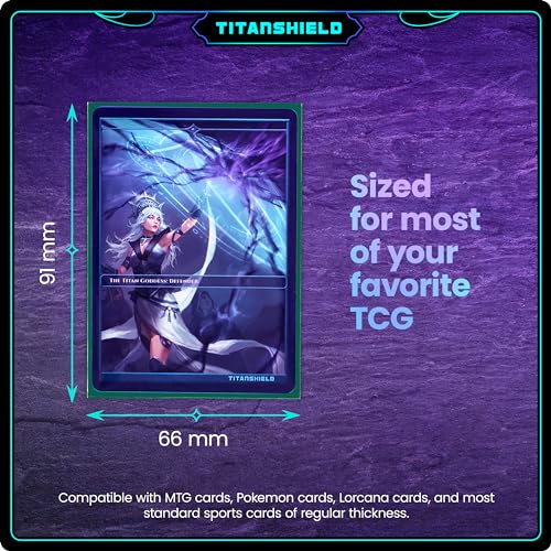TitanShield 150-Pack Green Standard Card Sleeves (66x91mm) – Dual-Textured, 100-Micron Protection for TCG