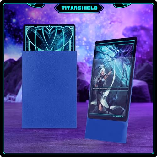 TitanShield Blue Card Sleeves (150 Pack) - Standard 66x91mm for TCG
