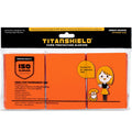 TitanShield Ember Orange 150 Sleeves – Small Japanese Size Deck Protector for Yu-Gi-Oh & Vanguard