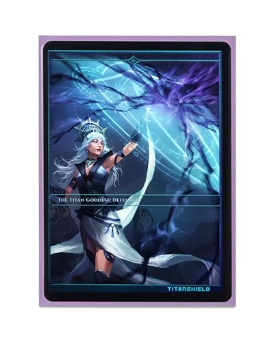 TitanShield Lavender Standard Card Sleeves (150 Pack) - 66x91mm, Dual-Textured, Archival-Grade Polypropylene for TCGs