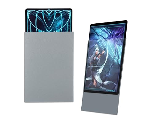 TitanShield Premium Card Sleeves - 150 Pack Standard 66x91mm Silver