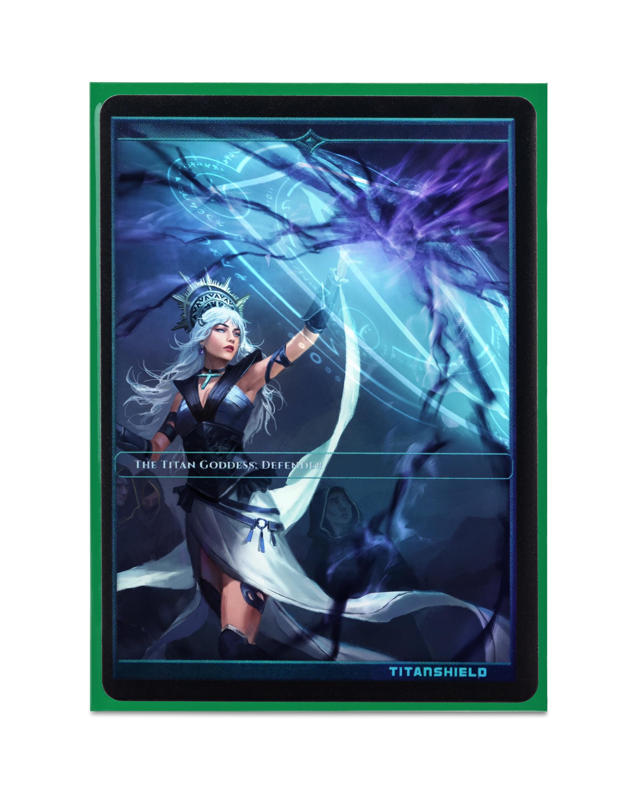 TitanShield Premium Card Sleeves - Standard 66x91mm, Emerald, 150 Pack