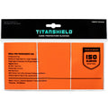 TitanShield Premium Card Sleeves (Ember Orange, Standard 66x91mm, 150-Pack) – Dual-Textured Matte Back & Glossy Front