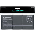 TitanShield Standard Card Sleeves (150 Pack) – 100-Micron, Dual-Textured, Acid-Free – Slate Gray