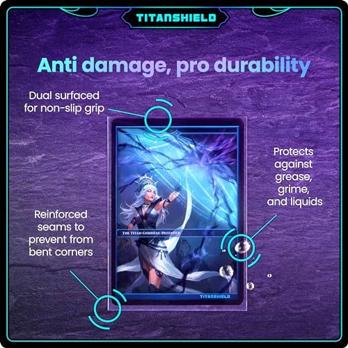 TitanShield Standard Card Sleeves (150 Pack) – 66x91mm Clear Polypropylene Protectors for MTG, Pokemon, Lorcana