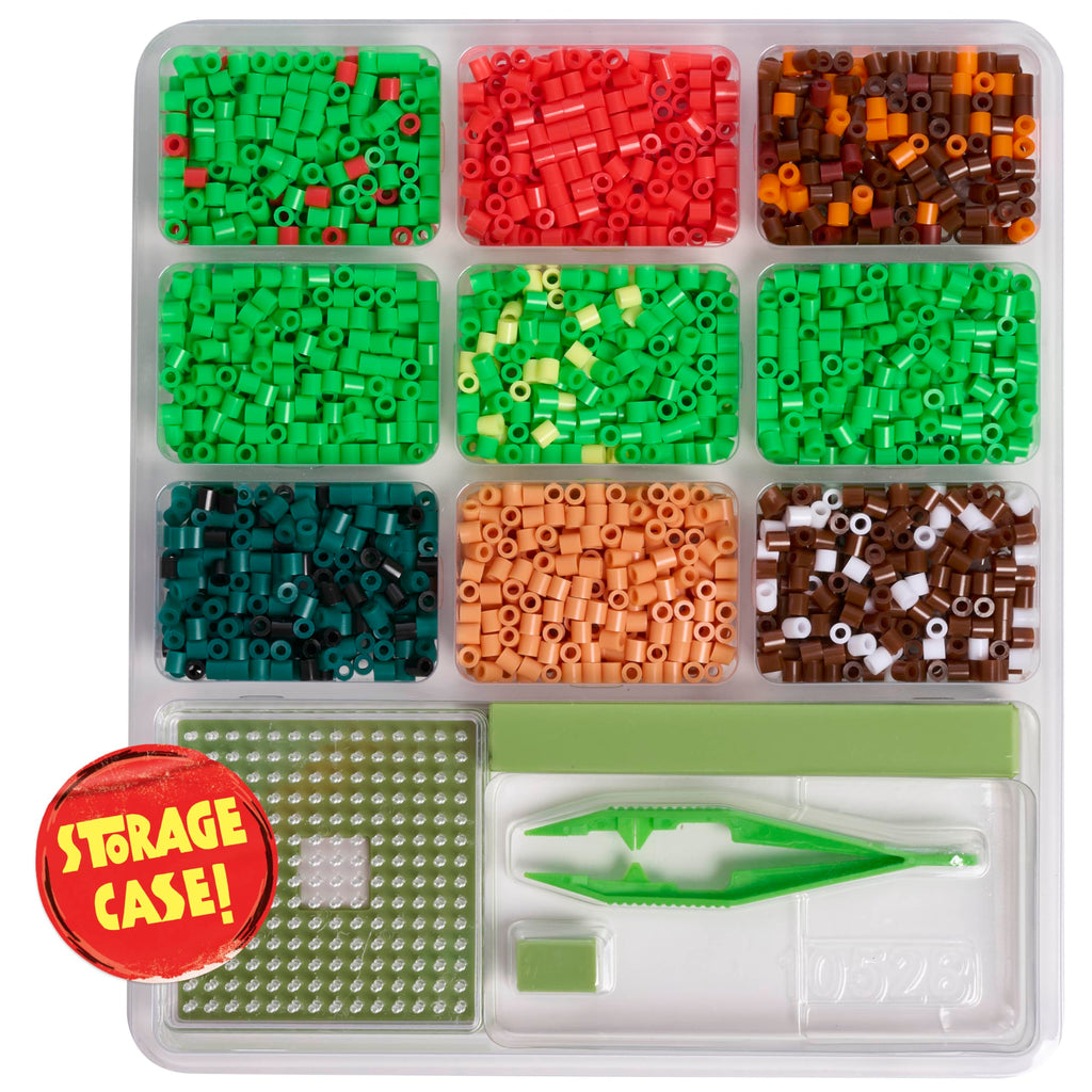 TMNT Pixel Creations Bead Kit – 2500 Beads, Pegboards & Templates for DIY Teenage Mutant Ninja Turtles Crafts