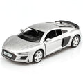 TOKAXI 1/36 Scale Audi R8 Diecast Car – Pull-Back Toy with Opening Doors