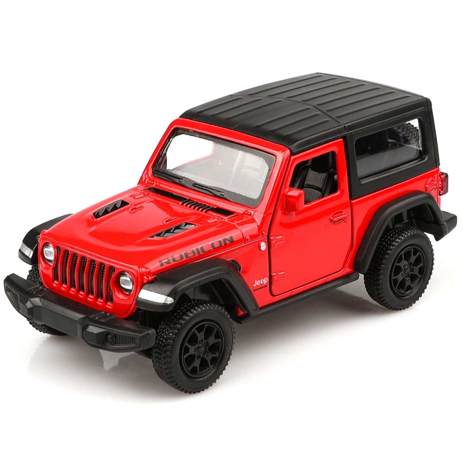 TOKAXI 1/36 Scale Diecast Wrangler Rubicon Pullback Vehicle Toy for Kids and Collectors