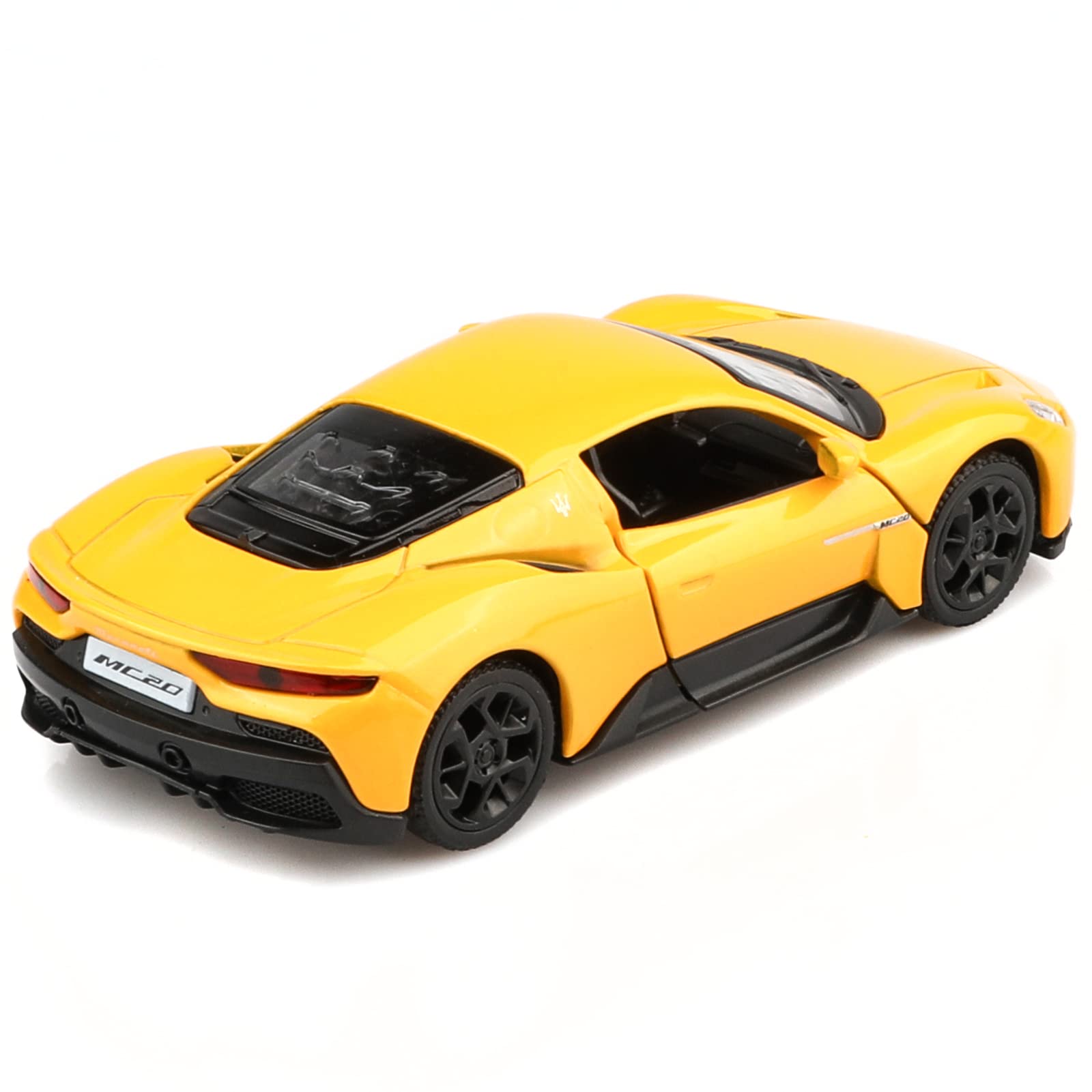 TOKAXI 1/36 Scale Maserati MC20 Diecast Model Car - Pull-Back Toy with Opening Doors