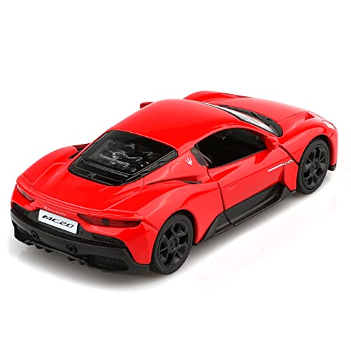 TOKAXI 1/36 Scale Maserati MC20 Diecast Model Car – Pull-Back Toy with Opening Doors for Kids and Collectors