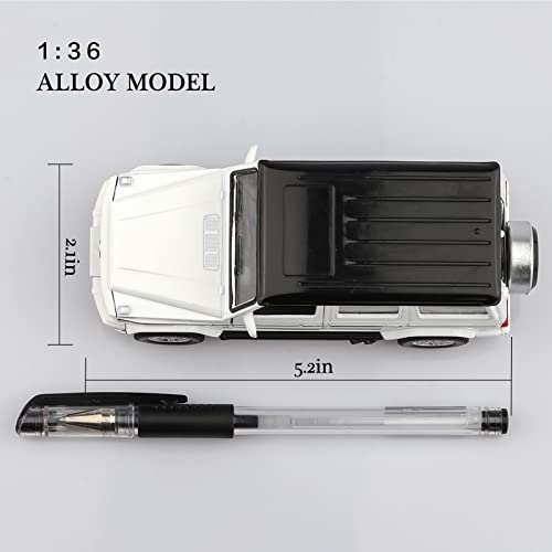 TOKAXI 1/36 Scale Mercedes Benz AMG G63 Diecast Car – Pull Back G Wagon Toy with Opening Doors