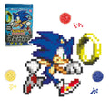 TOMY Jixelz Remix Sonic the Hedgehog Craft Kit – No Glue Pixel Art, 700+ Pieces, Ages 8+