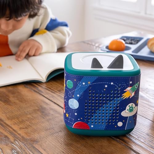 Tonies Sleeve for Toniebox 2 - Space Design Wrap - Faux Leather & Silicone