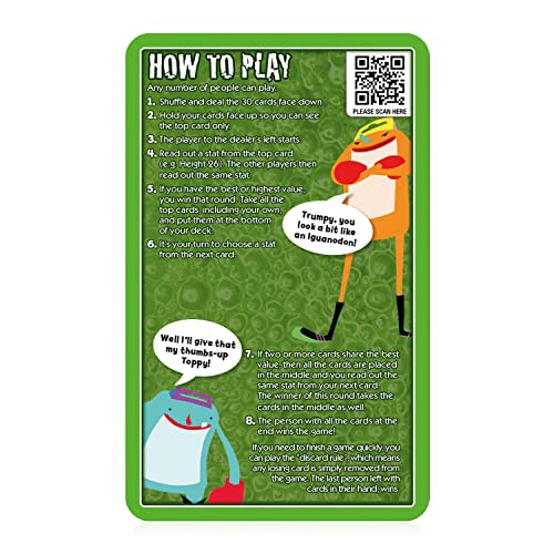 Top Trumps Dinosaurs Card Game – Learn Fun Facts About T-Rex, Triceratops & More