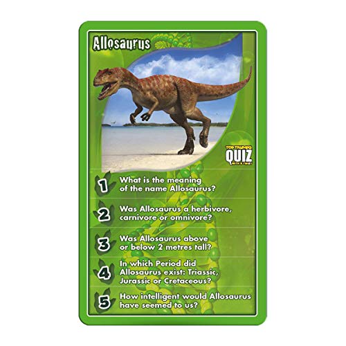 Top Trumps Dinosaurs – Dinosaur Trivia Card Game for Family Game Night, 2 Decks, Ages 8+