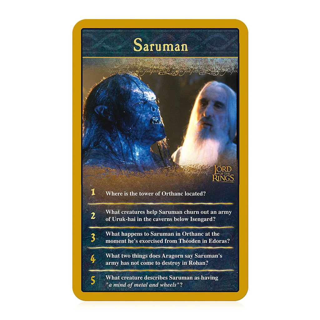 Top Trumps Lord of the Rings Quiz: 500 Trivia Questions from Middle-earth