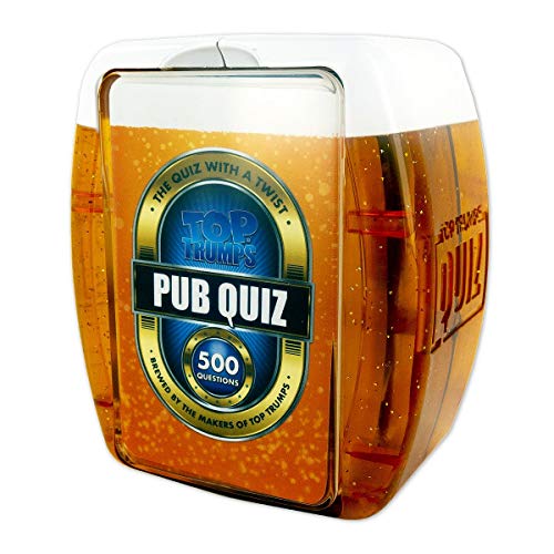 Top Trumps Pub Quiz Trivia Game: 500 Questions on Sports, Music, Film, TV, Science & General Knowledge for Ages 8+
