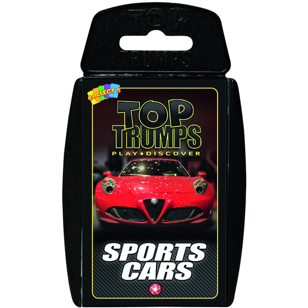 Top Trumps Sports Cars Card Game (1688) – Compare Car Stats and Win the Deck