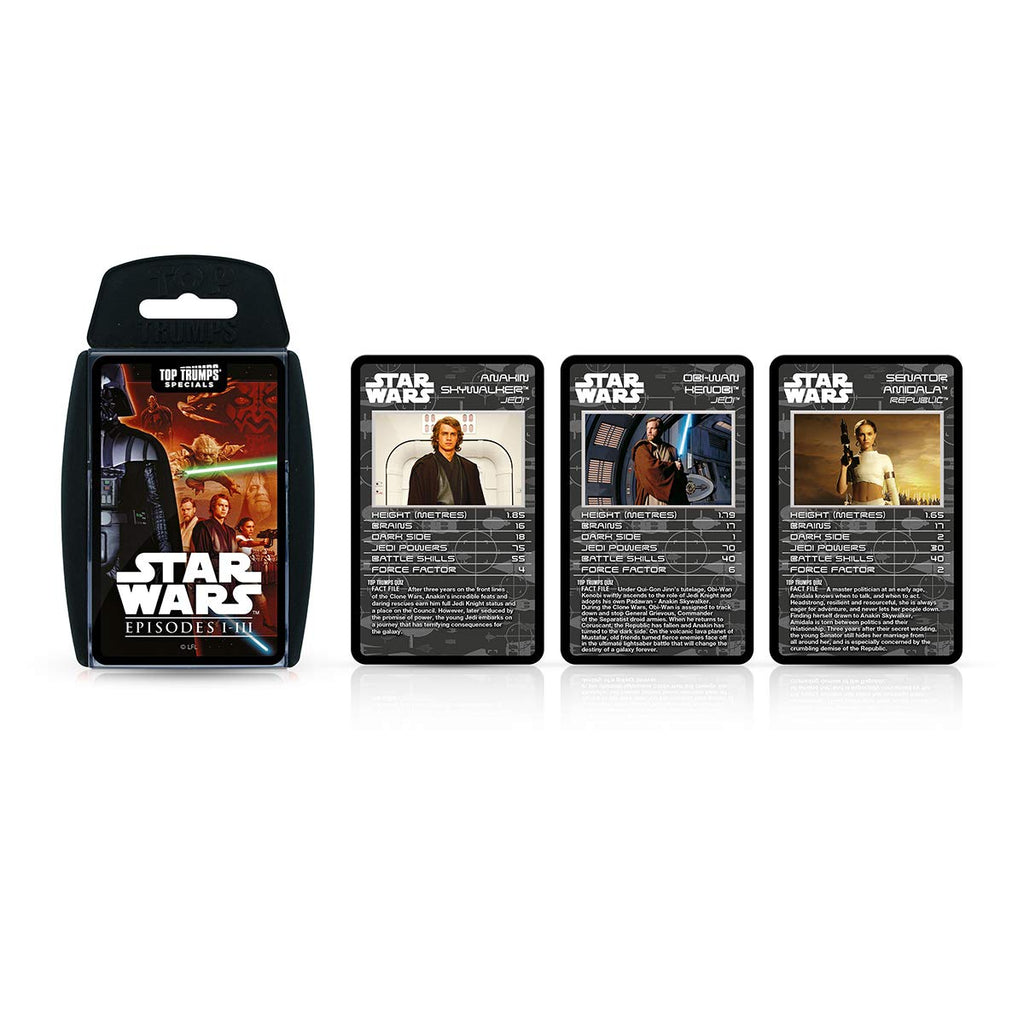 Top Trumps Star Wars Prequel Trilogy Card Game - Episodes I-III