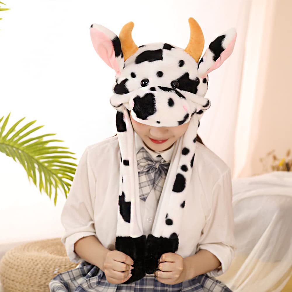 Topwon Cute Plush Bunny Hat - Soft Rabbit Cap for Dress-Up, Parties, and Gifts