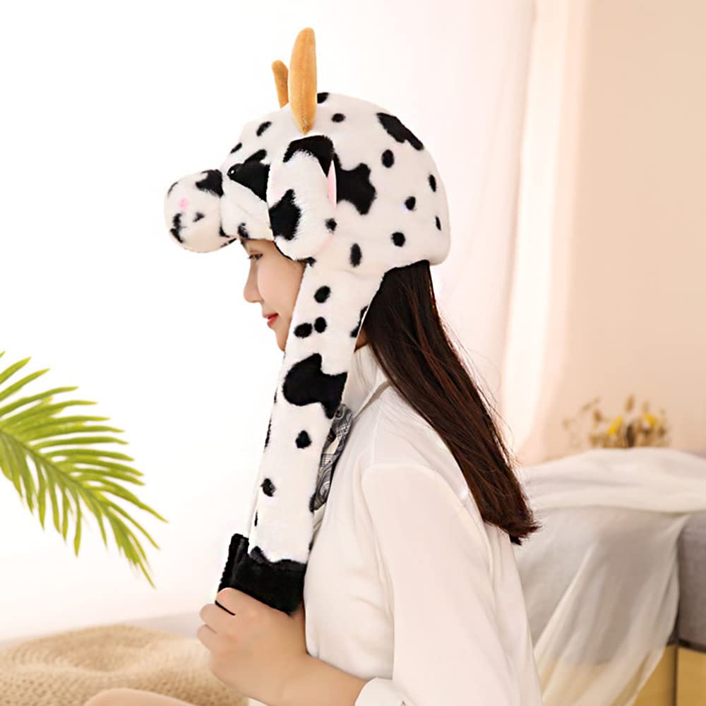 Topwon Cute Plush Bunny Hat - Soft Rabbit Cap for Dress-Up, Parties, and Gifts