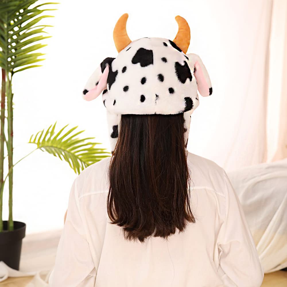 Topwon Cute Plush Bunny Hat - Soft Rabbit Cap for Dress-Up, Parties, and Gifts