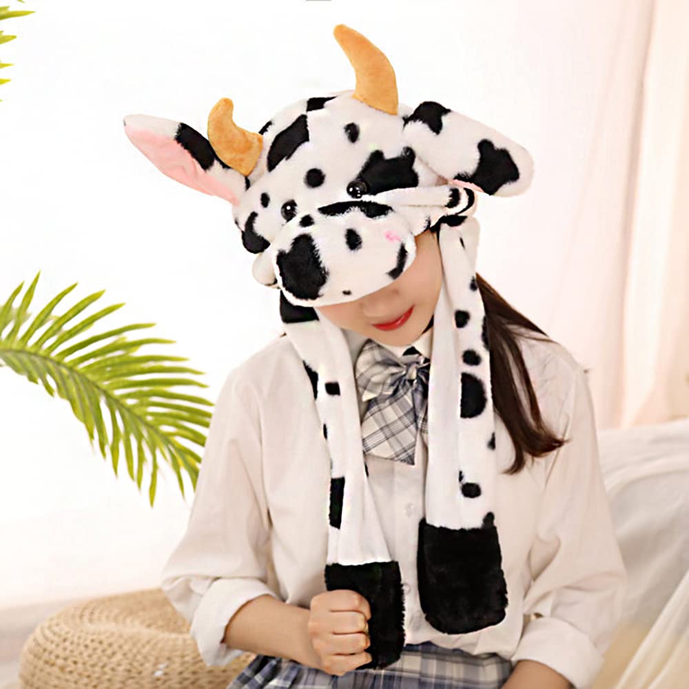 Topwon Cute Plush Bunny Hat - Soft Rabbit Cap for Dress-Up, Parties, and Gifts