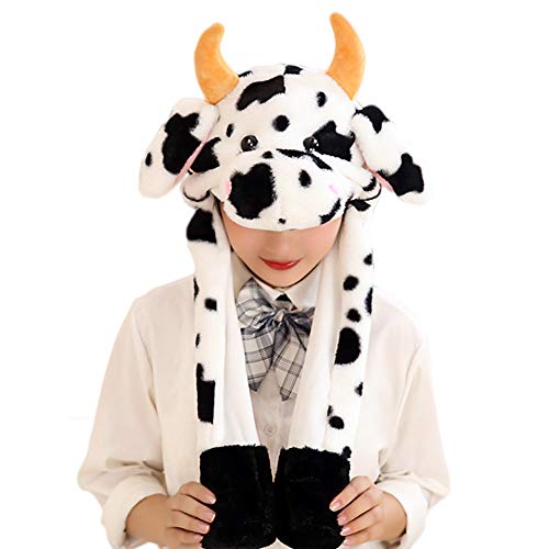 Topwon Cute Plush Bunny Hat - Soft Rabbit Cap for Dress-Up, Parties, and Gifts