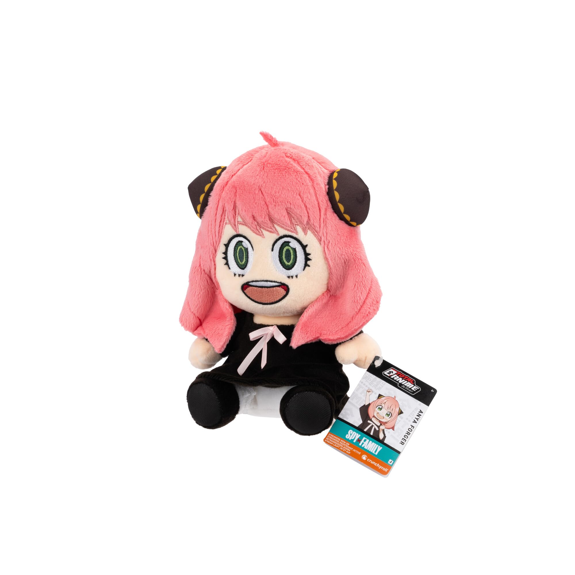 Total Anime Anya Forger 8-Inch Plush - Super Soft SPYxFAMILY Official Merch