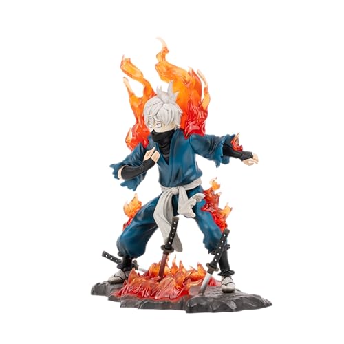 Total Anime Gabimaru Hell's Paradise 9-Inch Collector Statue with Dynamic Pose and Flame Base