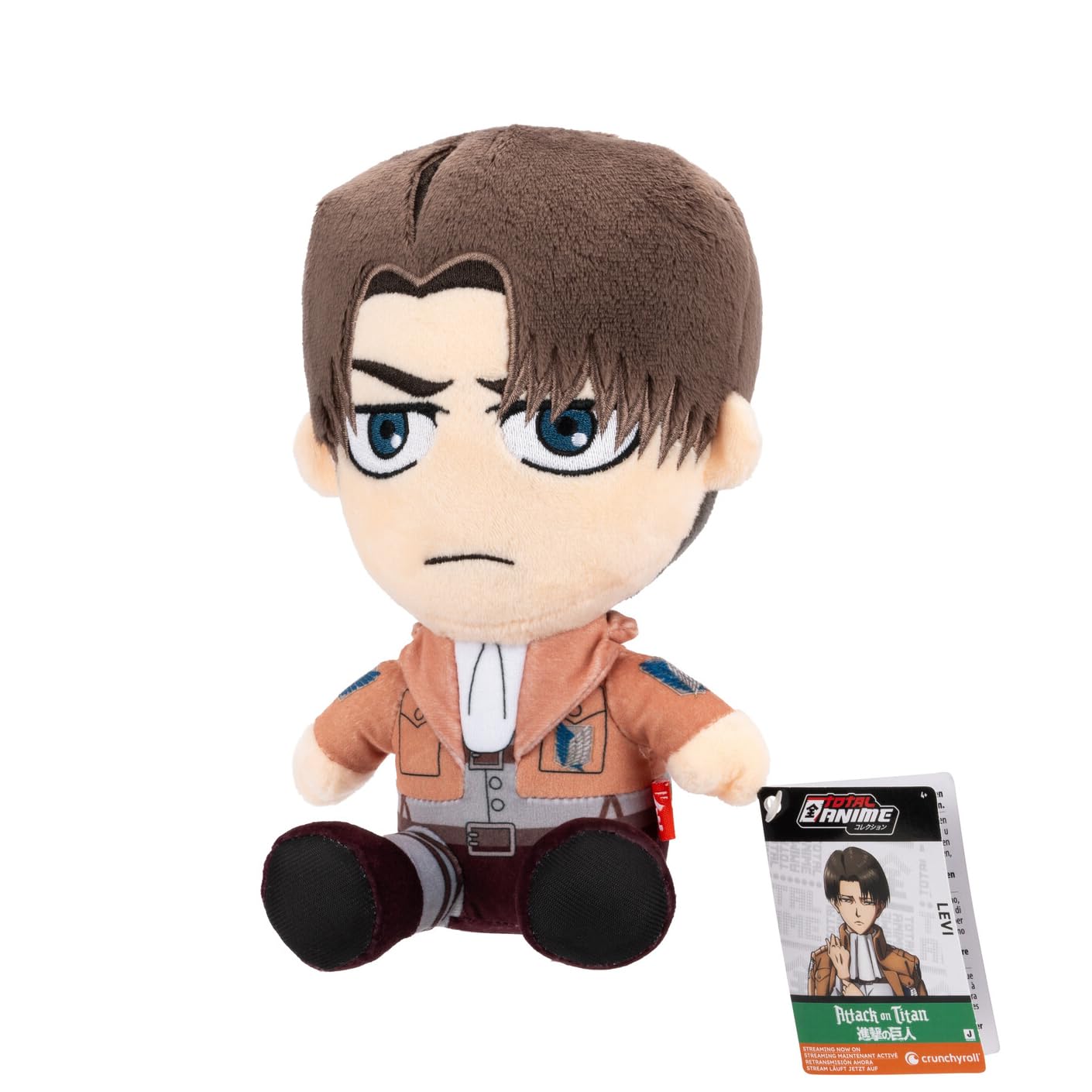 Total Anime Levi Plush – 8-Inch Super Soft Attack on Titan Collectible