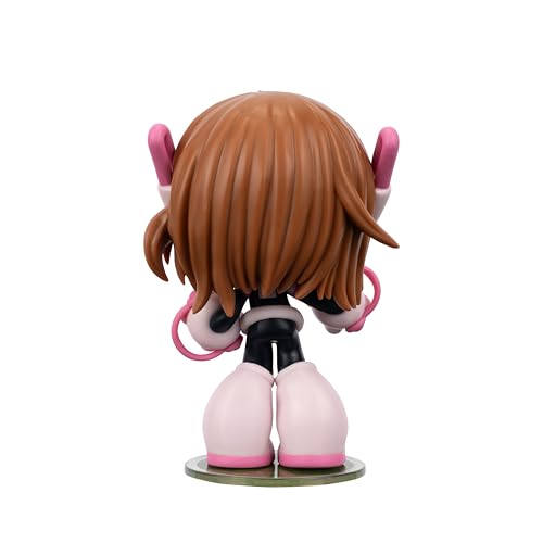 Total Anime Ochaco Uraraka Kawaii Figure - 4-Inch Articulated Mini-Figure with Display Base