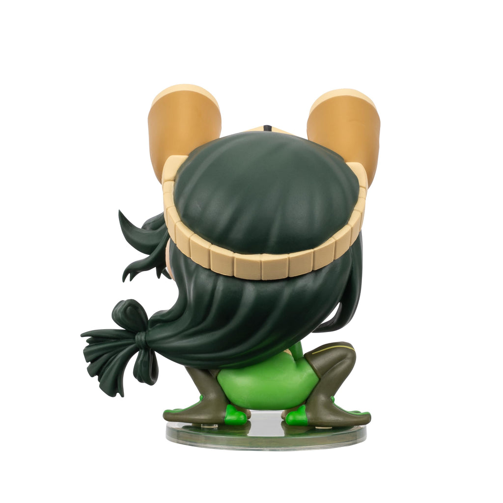 Total Anime Tsuyu Asui (Kawaii) 4-Inch Articulated My Hero Academia Figure with Display Base