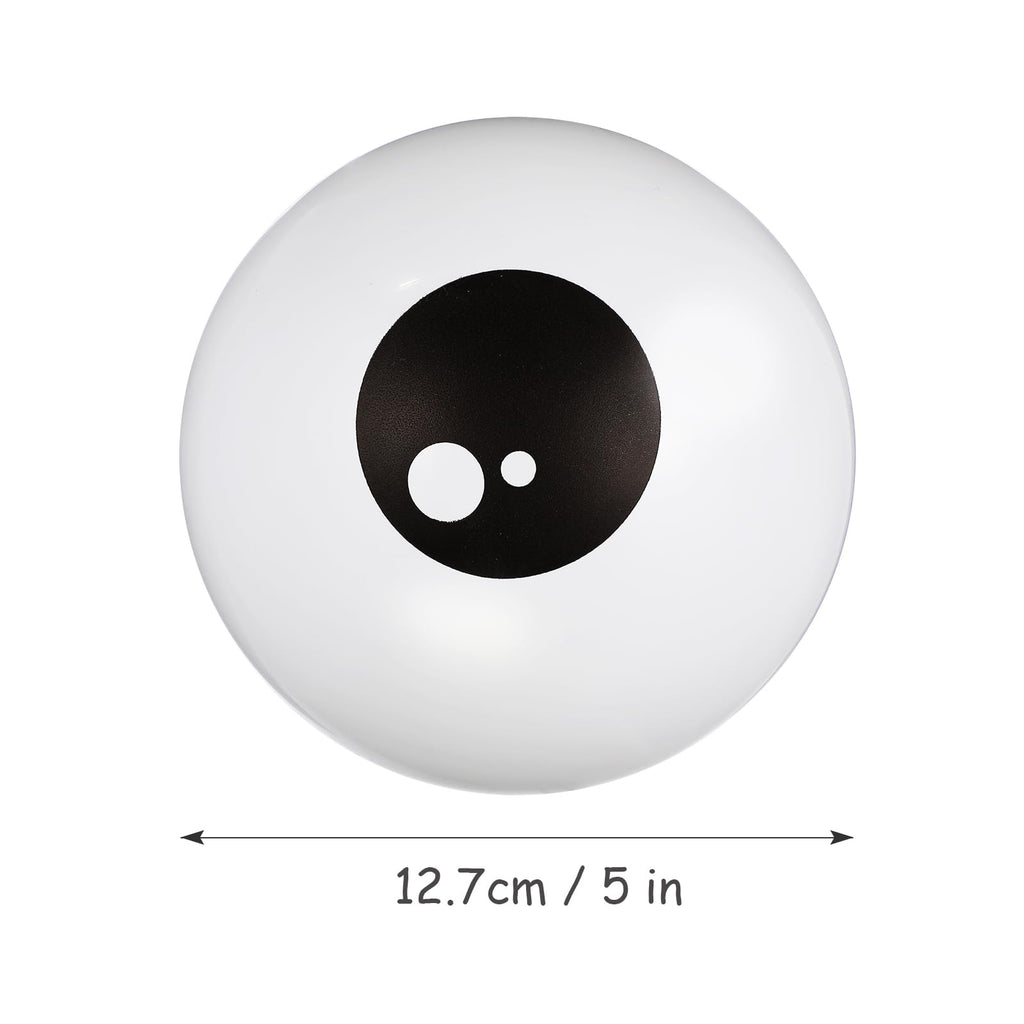 TOYANDONA 5-Inch Halloween Eyeball Balloons – Spooky Latex Party Decorations (12.7 cm, White)