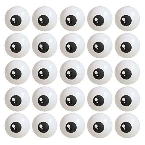 TOYANDONA 5-Inch Halloween Eyeball Balloons – Spooky Latex Party Decorations (12.7 cm, White)