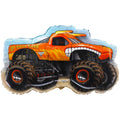 Toyland Monster Jam El Toro Loco Foil Balloon (33 inch / 85 cm) – Orange Monster Truck Shaped Party Decoration