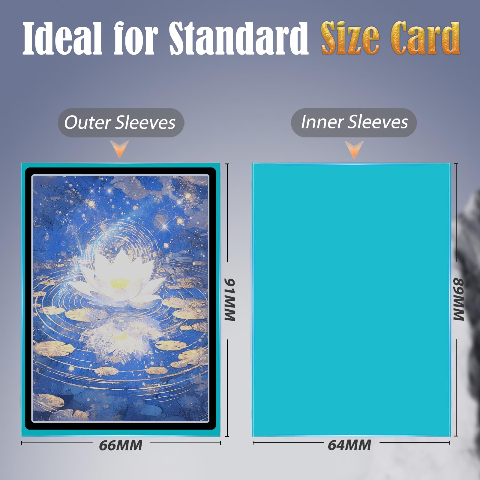 toyopeny Matte Card Sleeves (612 Pack) – 6 Colors, 66x91mm, Acid-Free for TCG, Sports & Magic