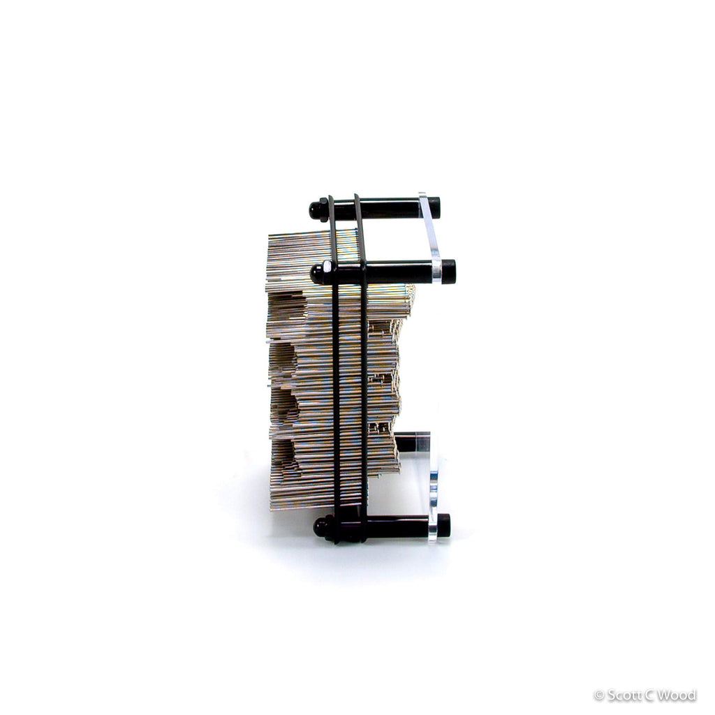 Toysmith Pin Art – 3D Fidget Desk Toy, Black Frame, 3.75 x 5 Inches