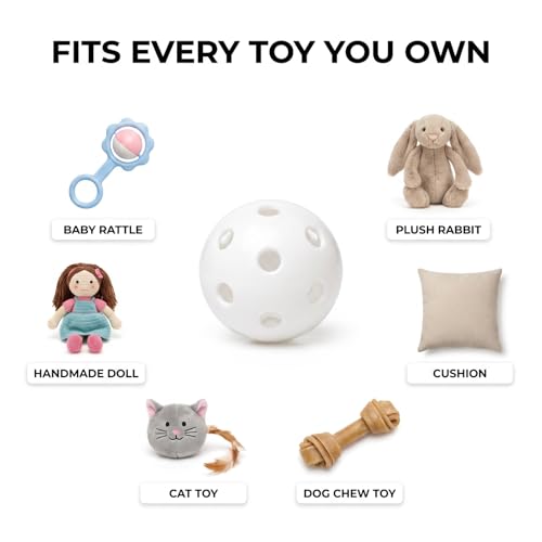 Toyvian 50-Pack Noise Maker Inserts – Replacement Sound Inserts for Baby Rattles, Plush Toys, Dolls, and Pillows