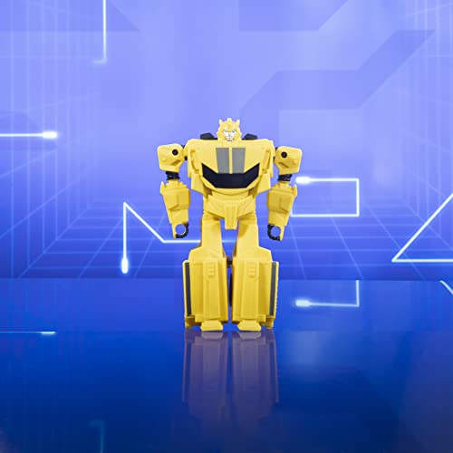 Transformers EarthSpark 1-Step Flip Changer Bumblebee 4-Inch Action Figure - Robot to Sports Car in One Flip
