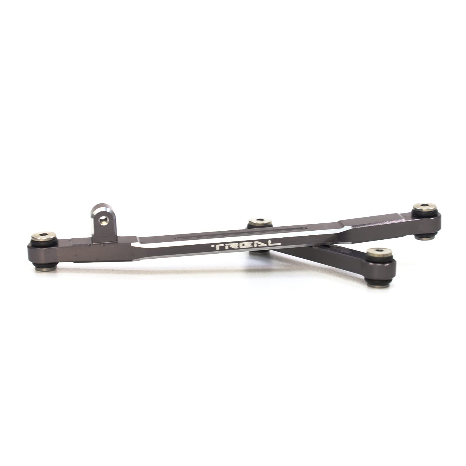 Treal 7075 Aluminum Steering Linkage Set for Axial SCX24 1/24 RC Crawler - Grey V2