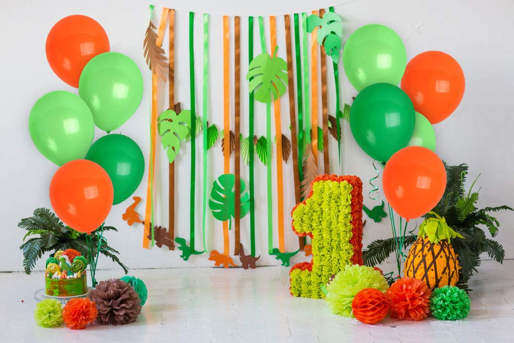 Treasures Gifted 36-Pack Matte Orange Latex Balloons – 12 Inch with Ribbon