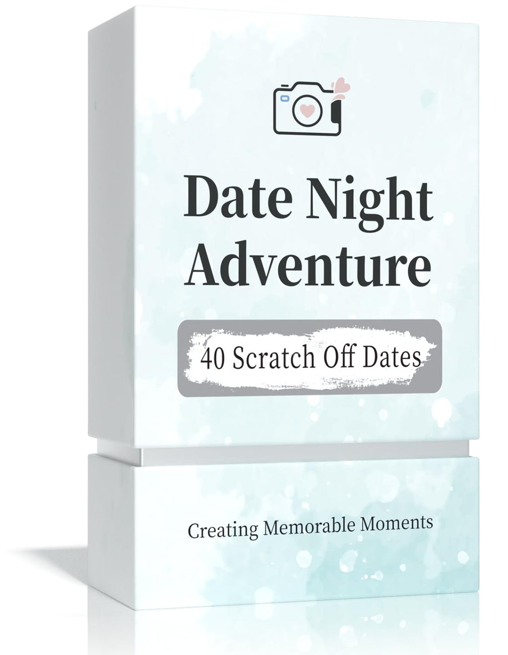 Tryuunion 40 Scratch Off Date Night Cards for Couples – Mystery Date Game with Time & Budget Info, Gift for Anniversaries, Bridal Showers, Engagements